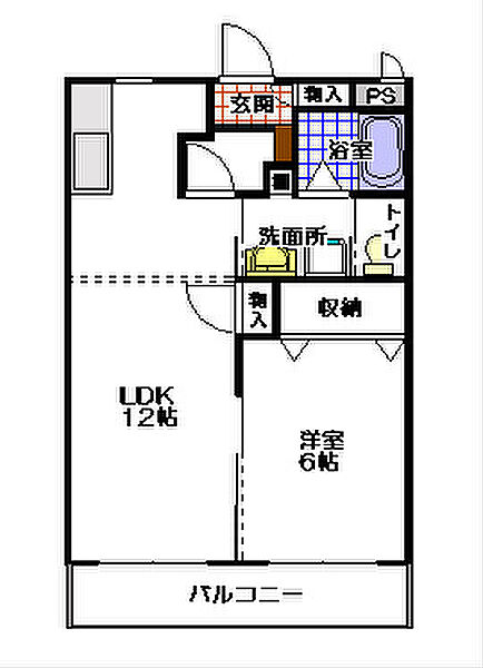 同じ建物の物件間取り写真 - ID:222016390546