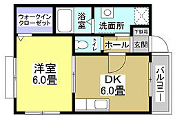 間取図画像 1DK