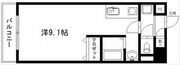 オンリーワン 201｜静岡県浜松市中央区上島１丁目(賃貸マンション1K・2階・25.83㎡)の写真 その2