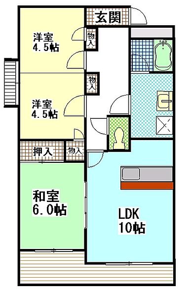 同じ建物の物件間取り写真 - ID:222016738191