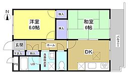 間取図画像 2DK