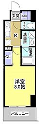 間取図画像 1K