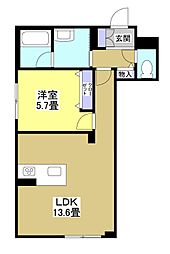 間取図画像 1LDK