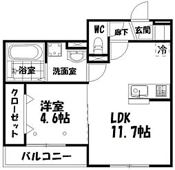 間取図画像 1LDK