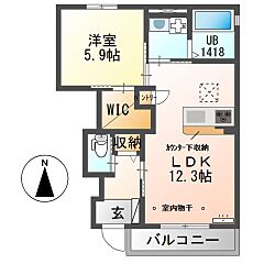 物件の間取り