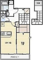 LOTUS中野町 1LDKの間取図画像