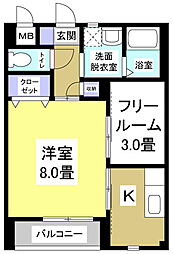 プログレ 1SKの間取図画像