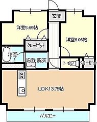 物件の間取り