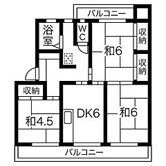 物件の間取り