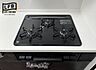 キッチン：3口のガスコンロ！今日はどんな献立にしましょう♪