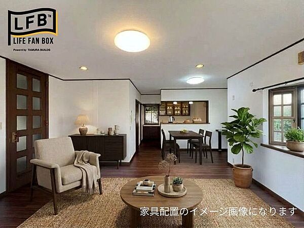 ※家具配置のイメージ画像になります。