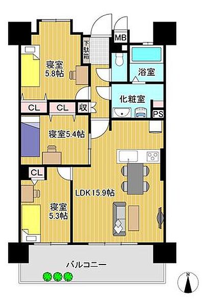間取り：343000100494