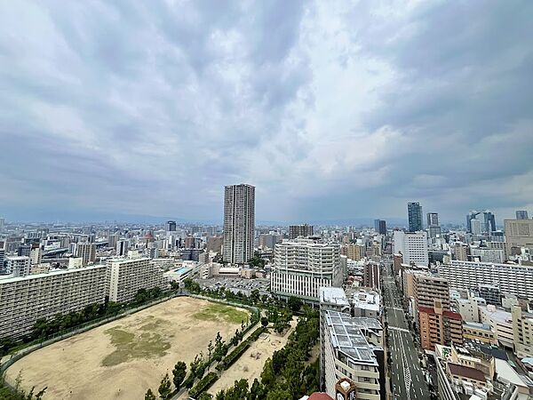 バルコニーからの眺望（北方向）