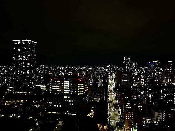 夜景☆バルコニーからの眺望（北方向）