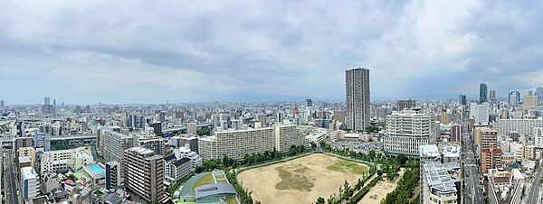 バルコニーからの眺望（パノラマ撮影）