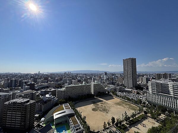 バルコニーからの眺望（北西方向）