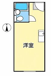 セントラル瀬戸内ビル ワンルームの間取図画像