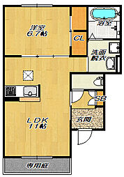 JR片町線(学研都市線) 忍ケ丘駅 徒歩6分 1階/-