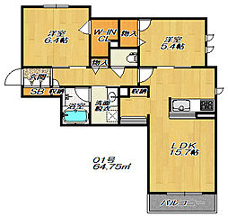 シャーメゾンアリエッタ 2階/201