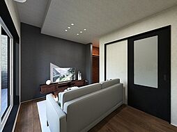 (仮称)reve西条岡町 1階1Kのリビング/ダイニング