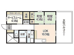 間取図画像 2SLDK