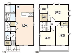 (仮)戸坂数甲2丁目新築 3LDKの間取図画像