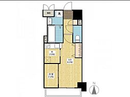 月光鎮守府 1LDKの間取図画像