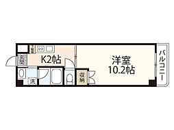 ジョイアス南堀川 1Kの間取図画像