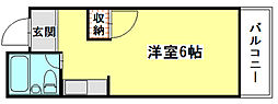 AYビル ワンルームの間取図画像
