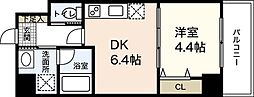 Welsh.Sビル5 1DKの間取図画像