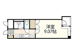 ルアール国光 1Kの間取図画像