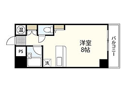 メゾン・ド・シプレーム 1Kの間取図画像
