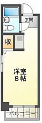 DICEビル大手町1 ワンルームの間取図画像