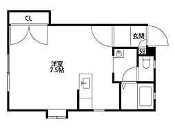 間取図画像 ワンルーム