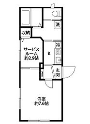COURTDECO. 1LDKの間取図画像