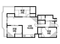間取図画像 3LDK