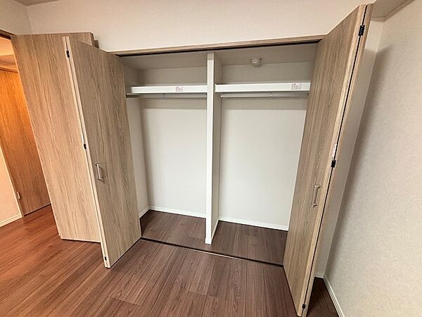 各部屋しっかり収納があり、お部屋を有効に使えます。