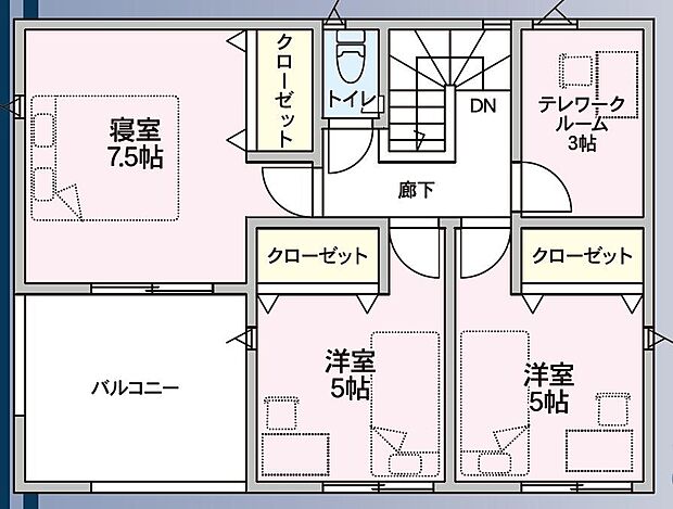 全室南東向きで陽当たり良好！