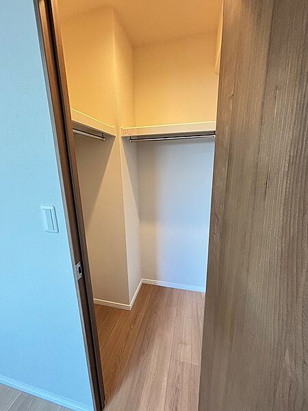 ウォークインクローゼットには、かさばるお荷物もすっきり収納できます。