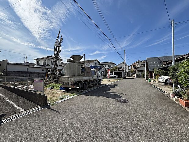 落ち着いた住宅街です。