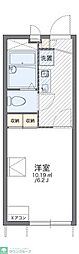 レオパレス南流山 1階1Kの間取り