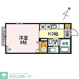 間取図画像 1K