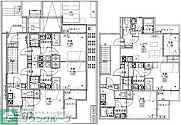 越谷市南越谷1丁目アパート 1Kの間取図画像
