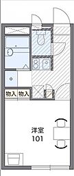 レオパレスアコルデ 1Kの間取図画像