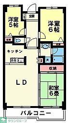 キャピタルステート 3LDKの間取図画像