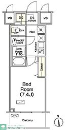 ソライエアイル草加 1Kの間取図画像