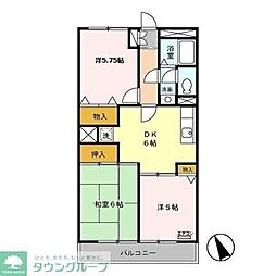 M・Sマンション 3DKの間取図画像