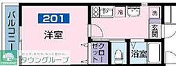 WEDCOURTY 1Kの間取図画像