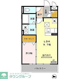 ハレアカラ 1LDKの間取図画像