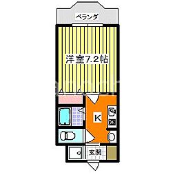 間取図画像 1K